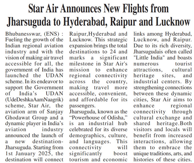 Starair News Article